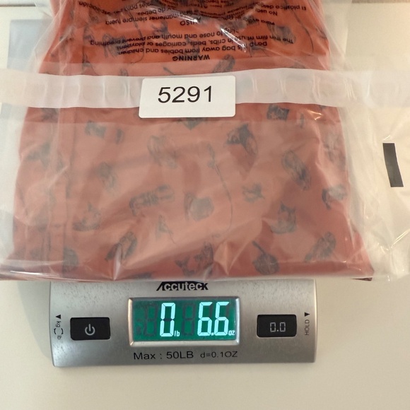 Eddie Bauer Shirt Men Medium Orange Fish All Over Print Button Down Short Sleeve - Picture 8 of 8